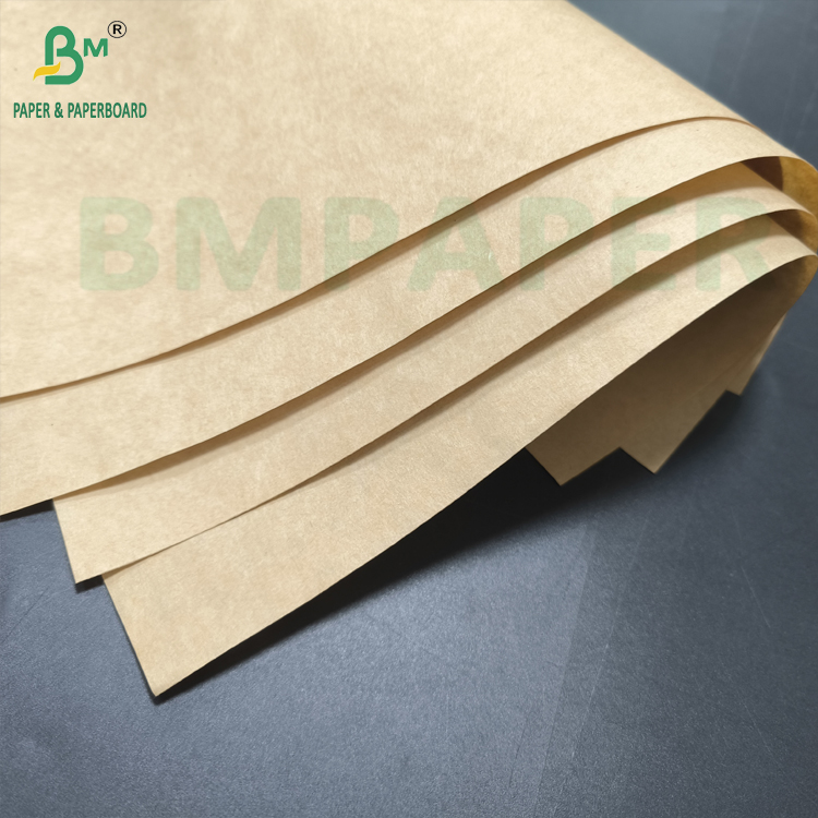 50g 60g Pure Virgin Fibre Kraft Paper 102cm Brown Bag Paper Roll
