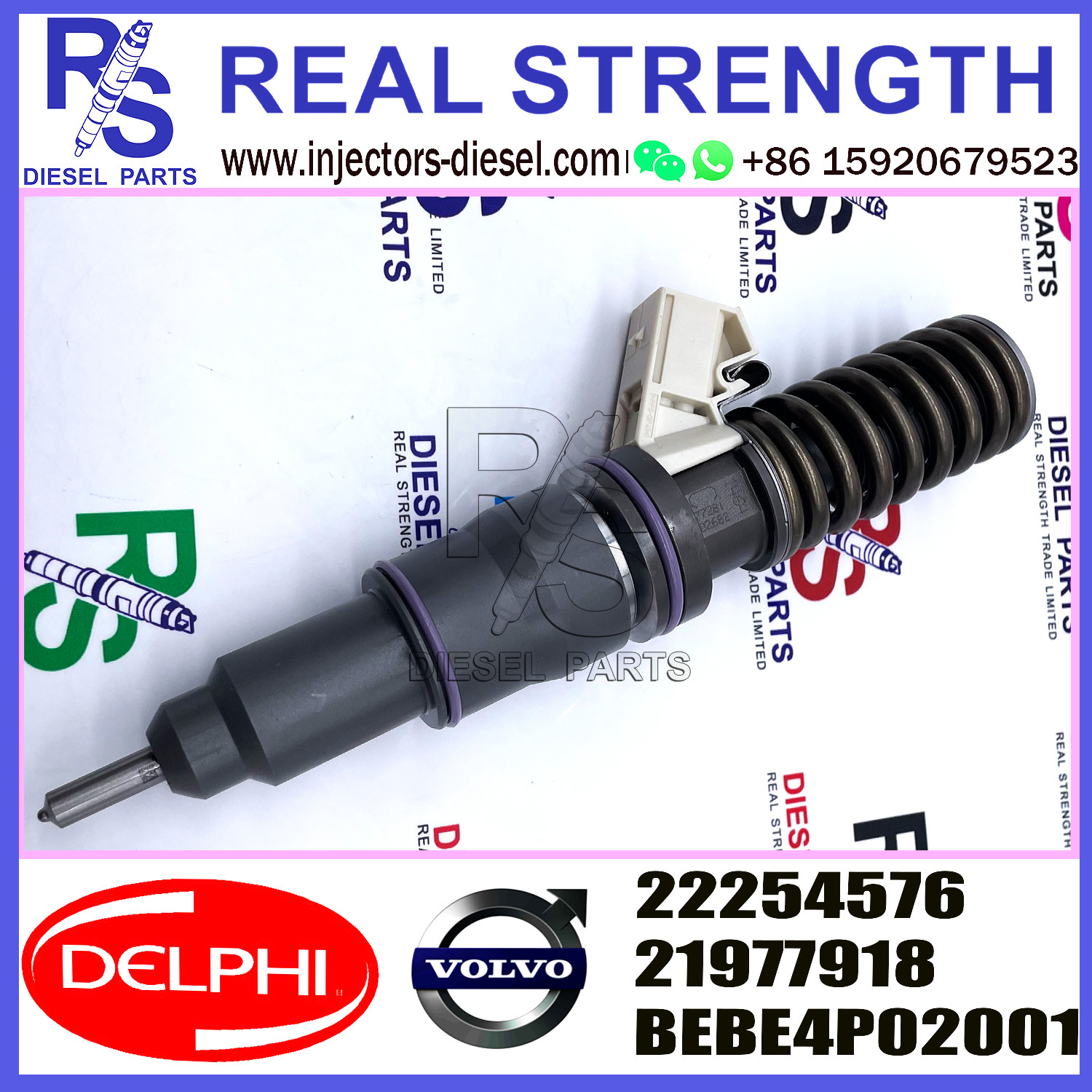 Common Rail Diesel Fuel Injector 21977918 BEBE4P03001 22254576 for Engine Parts