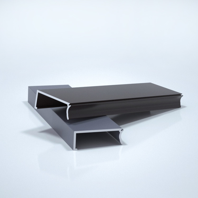 Half Round Curtain Wall Profiles Garage Roller Shutter Profile