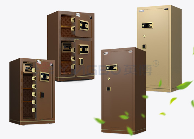 Biometric Fingerprint Lock Office Safe Box H1500mm YB/N7-150 Coffee Fingerprint Lock Safe