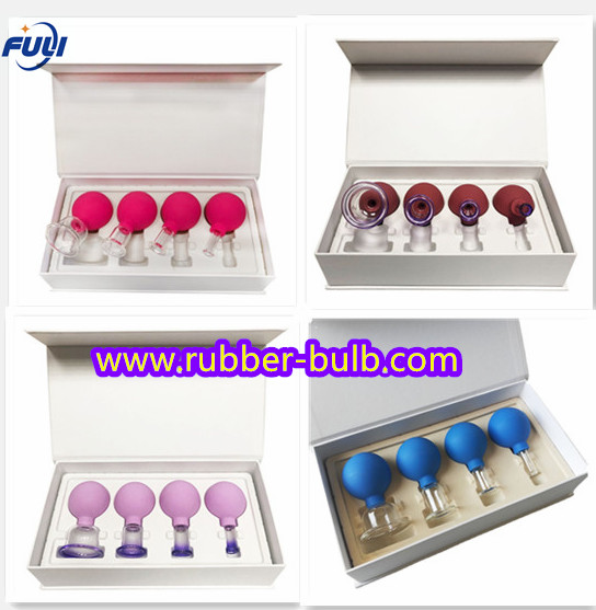 4 Pcs Silicone Cupping For Cupping Massage, Lymphatic Drainage, Anti Aging Beauty Tool,Increase Blood Circulation