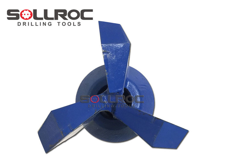 3"-15" Step / Chevron Drag Bits Tungsten Carbide Insert Bit For Soft To Medium Formations