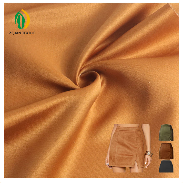 China supplier REPREVE RECYCLED SUEDE for lining RPET FABRIC