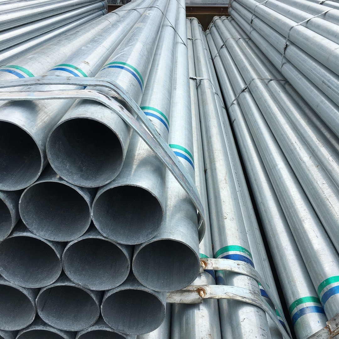 Galvanized Steel Pipe Tube DN10 - DN200 With SCH40S ASTM GGB DIN Standard for Scaffold