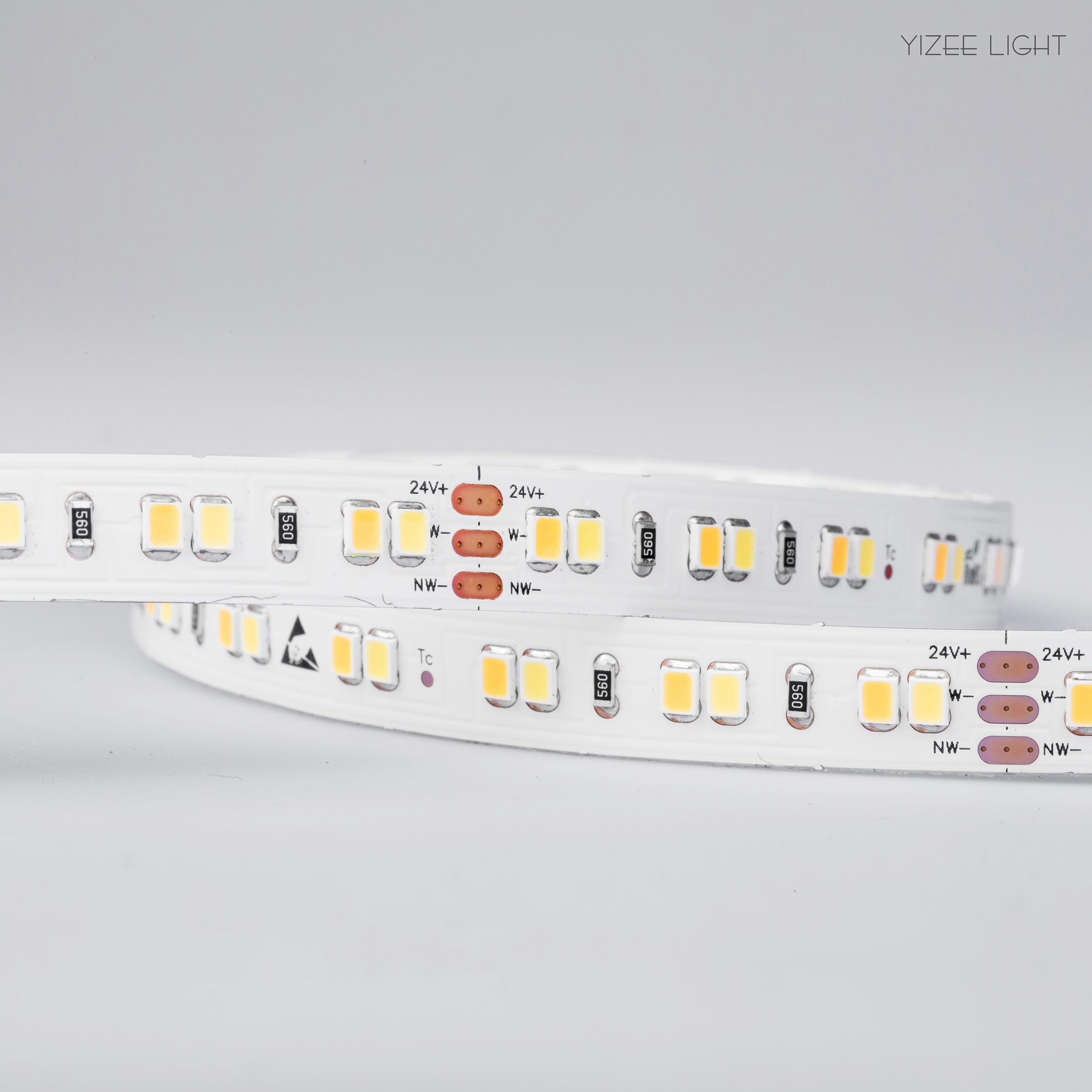 2700K-6000K Color Temperature Adjustable LED Strip Cct Led Light 140LEDs/M 19.2W