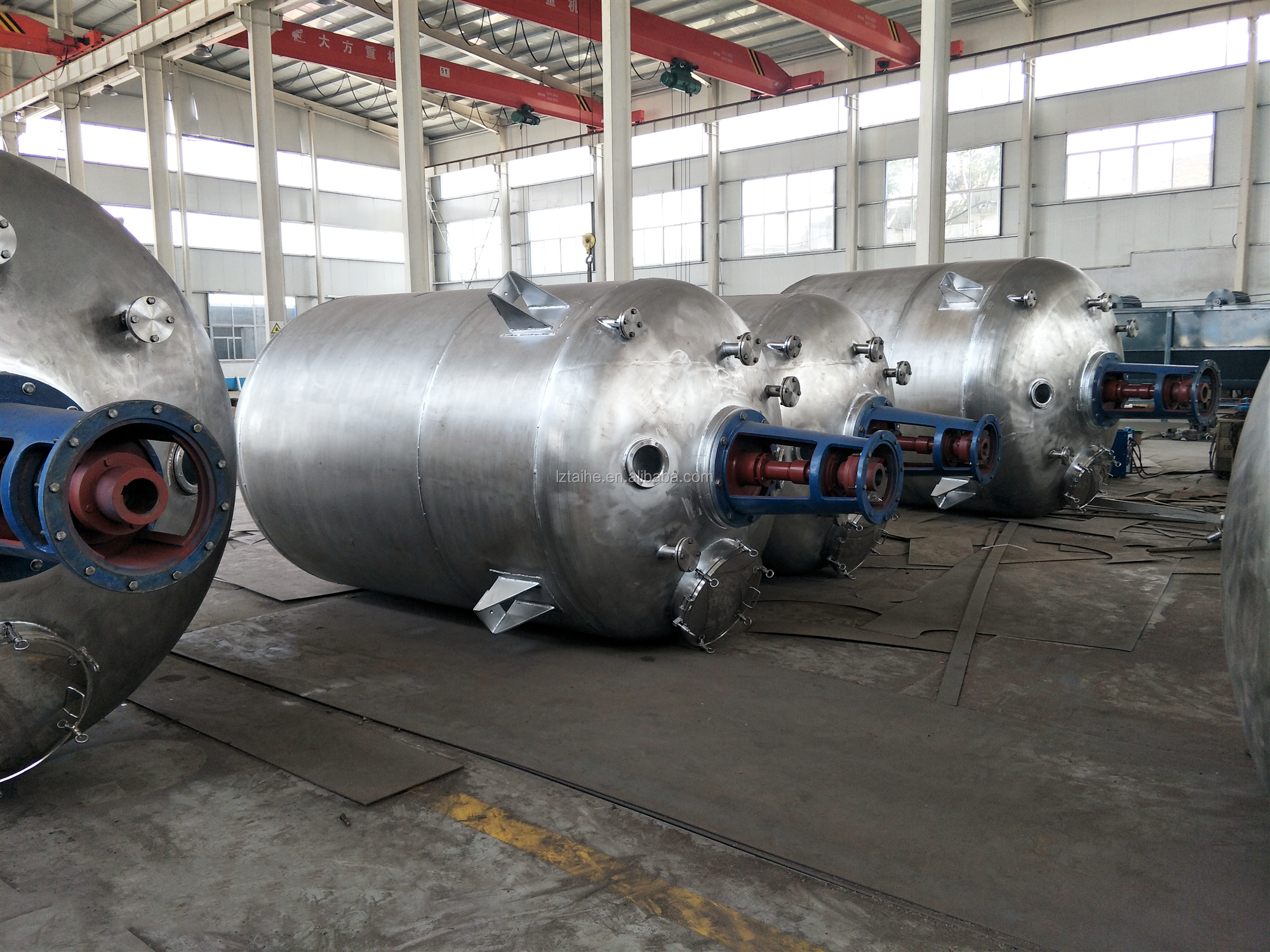 200L Vertical Hotmelt Adhesive Reactor for Grease and Chemical Alkyd Resin Production