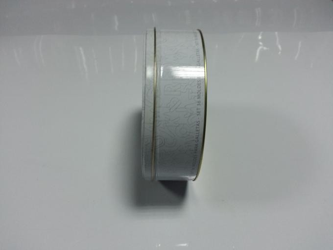 Promotional Round Tin Boxes Wholesale Cookie Gift Tins Clear Window Tin Case