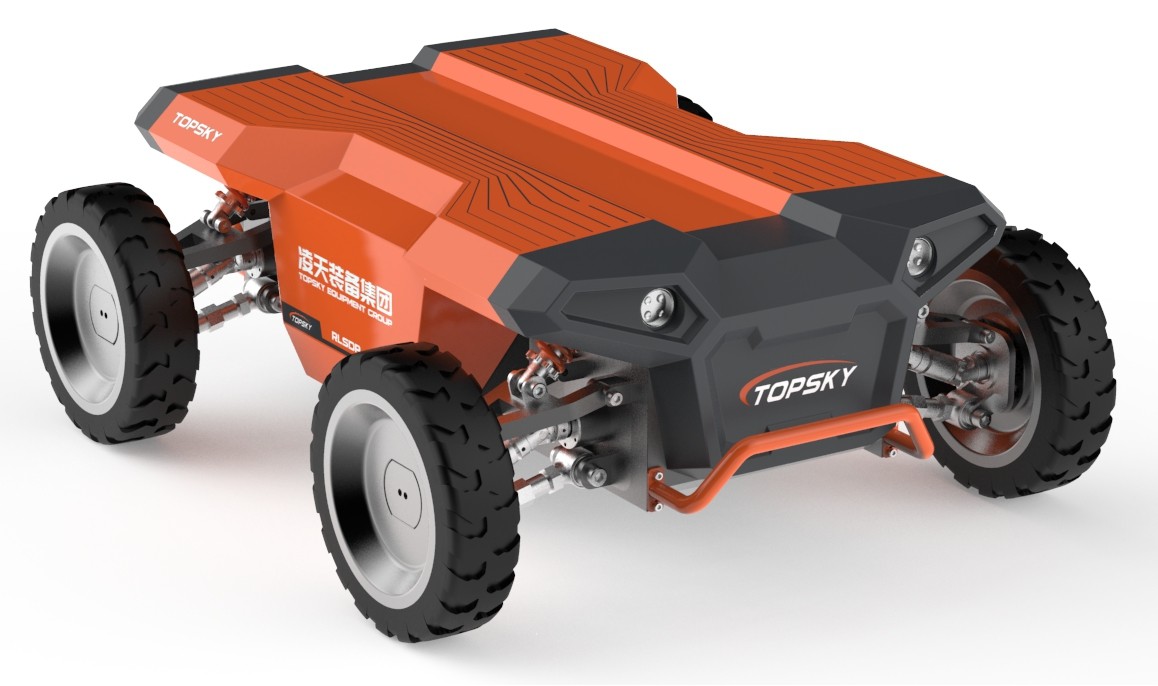 Explosion Proof Wheeled Patrol IP67 Robot Chassis