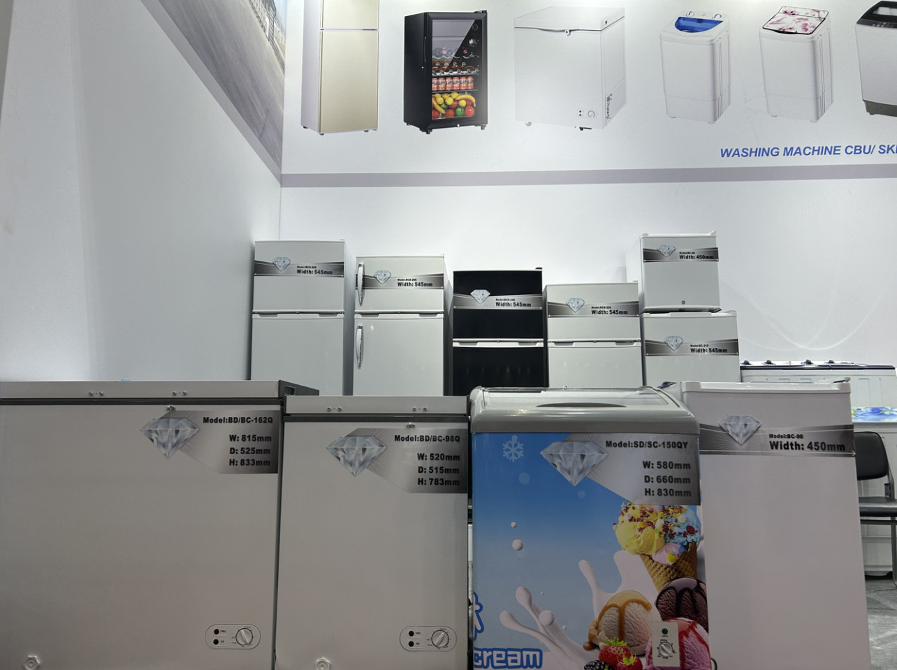 Defrost Single Door Big Capacity Home Commercial Use Upright Refrigerator Bc-180