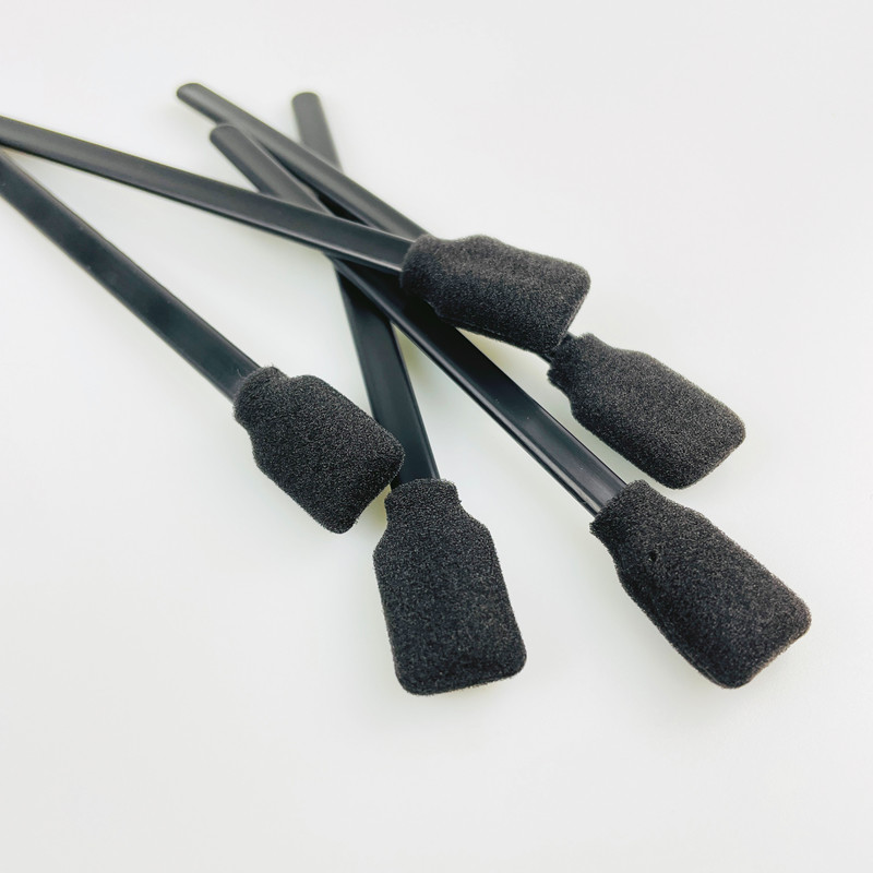Plotter Clean Black Foam Tip Swab PP Stick Material Square Rectangle