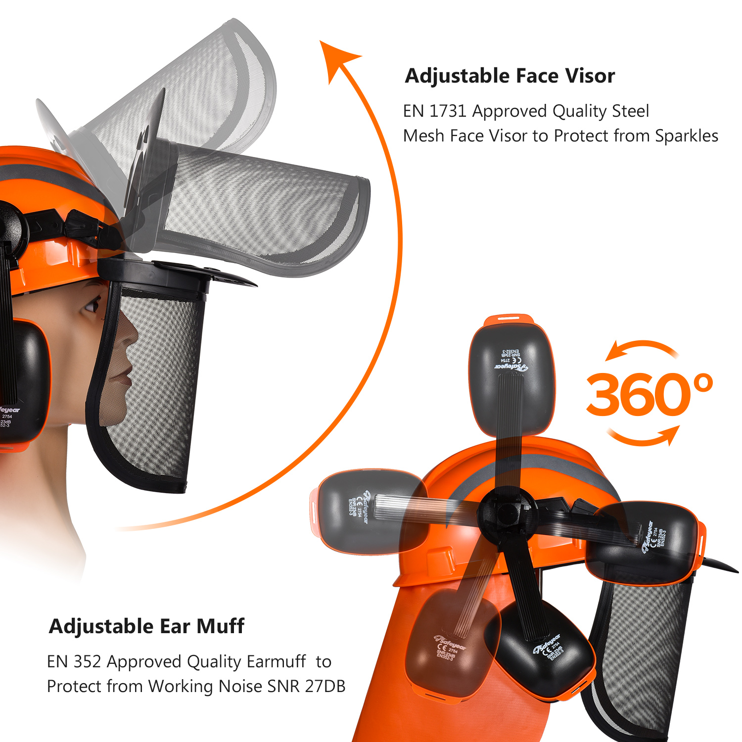 CE EN397 Working At Height Helmet OEM Workplace Safety Equipments