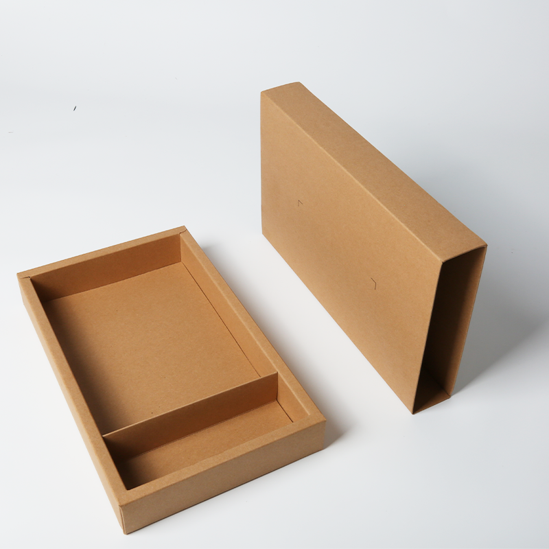 Low MOQ Kraft Paper Corrugated Mailing Box For Jewelry And Gift Customized Design