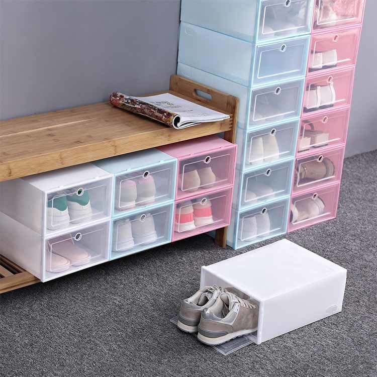 Multiscene Use Rectangle Household Shoe Box For Sneakers Storage Dustproof Odorless