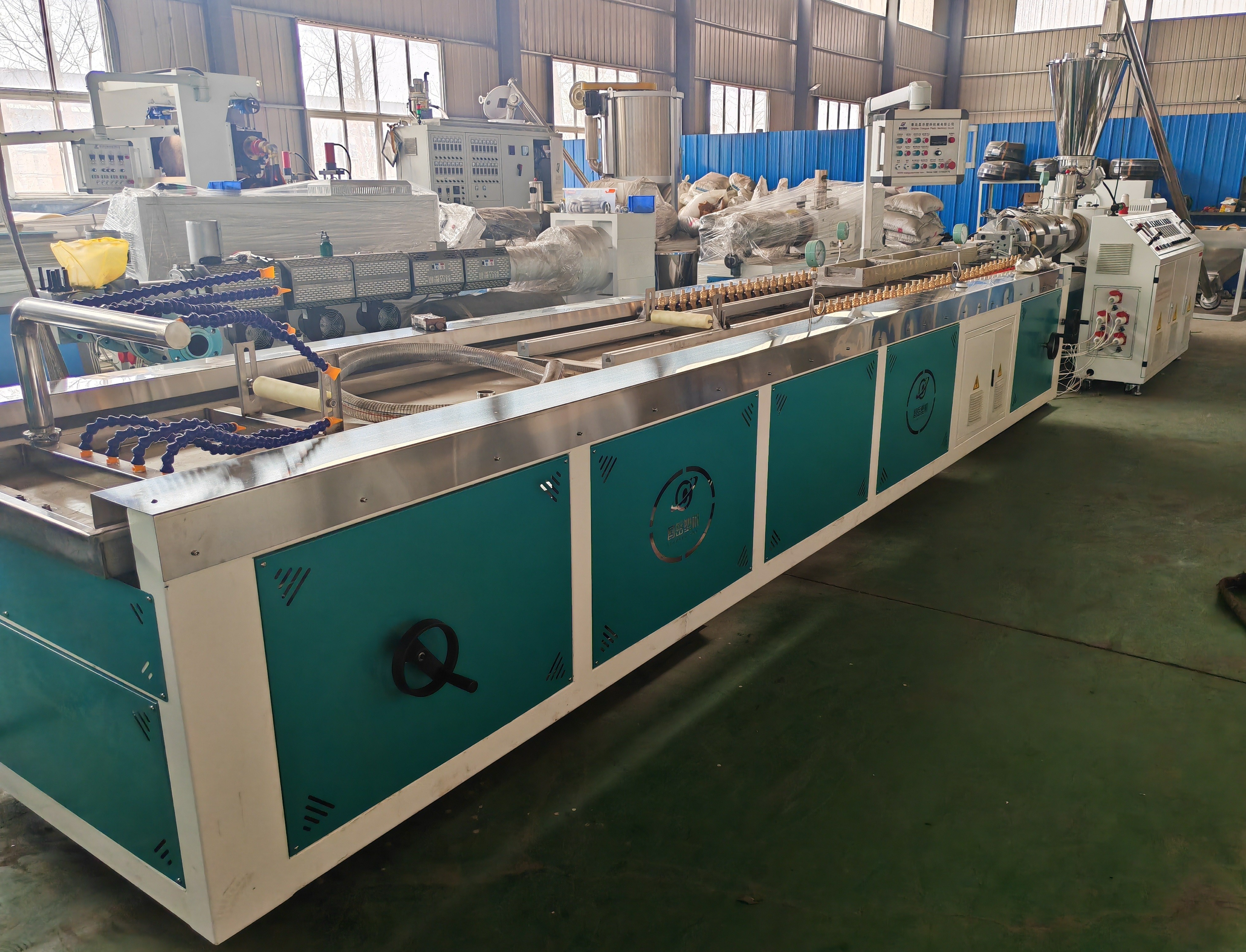 Plastic Profile Extrusion Machine For UPVC Window And Door Profiles With Light Weight