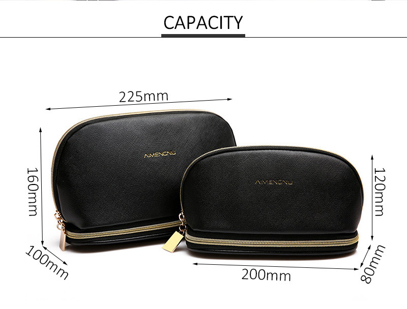 Multi-Function Travel Make Up Bags Women PU Cosmetic Bag Case
