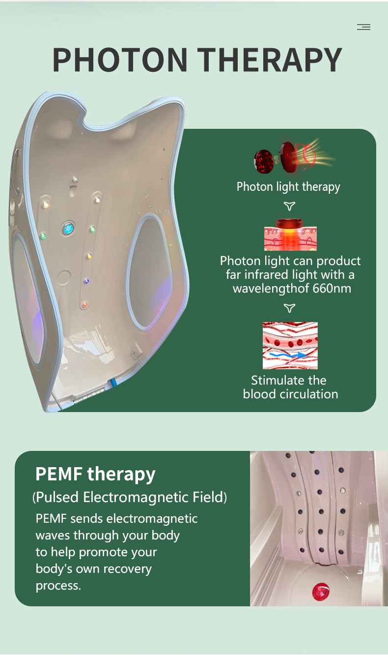 Waterproof Ozone Therapy Capsule Herbal Steam Bath Spa Treatment
