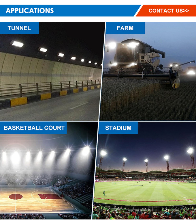 ODM Tunnel LED Modular Flood Light Outdoor Motion Detector Dustproof