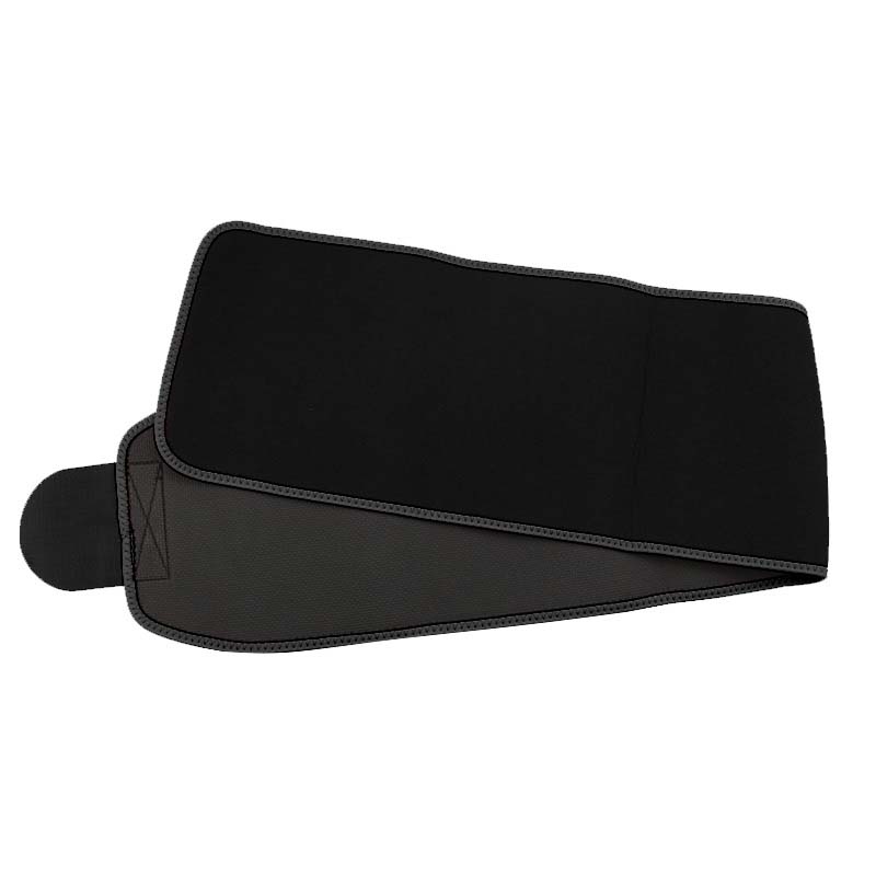 black Stomach Fitness Belt Wide Exercise Belt 4