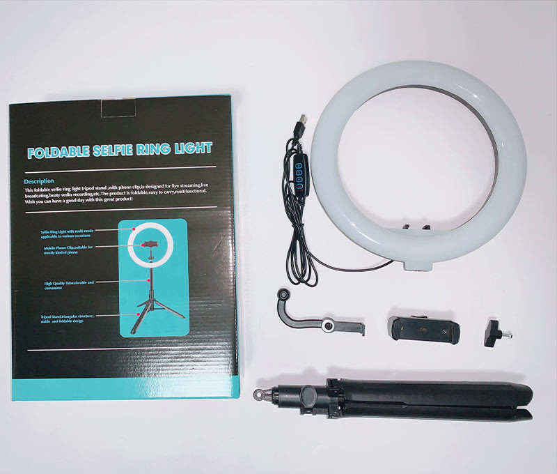 6000K Ring Light Stand With Phone Holder