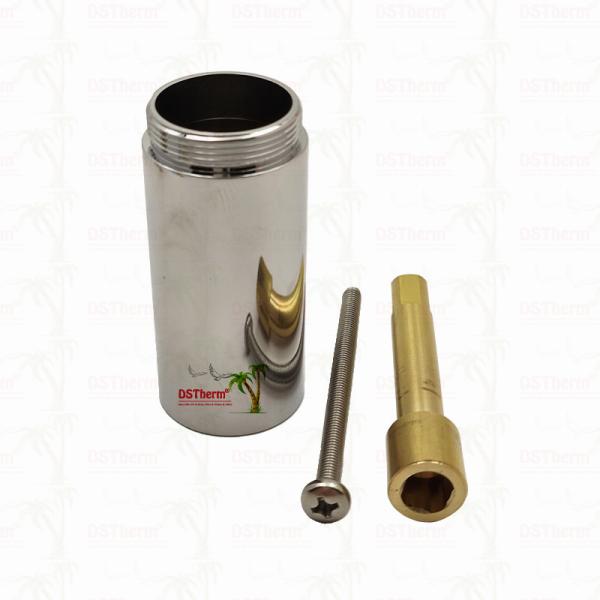 Brass / Chrome Plated Valve Stem Extension Sleeve Cartridge Extension Customized Size