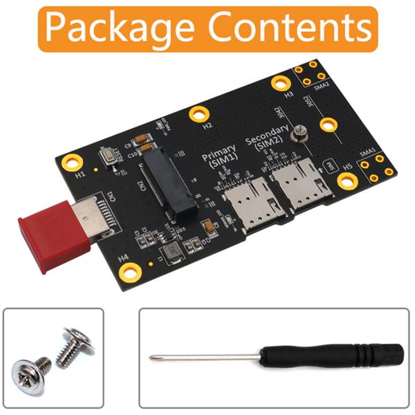 NGFF(M.2) To USB 3.0 Adapter With Dual NANO SIM Card Slot For 3G/4G/5G Module