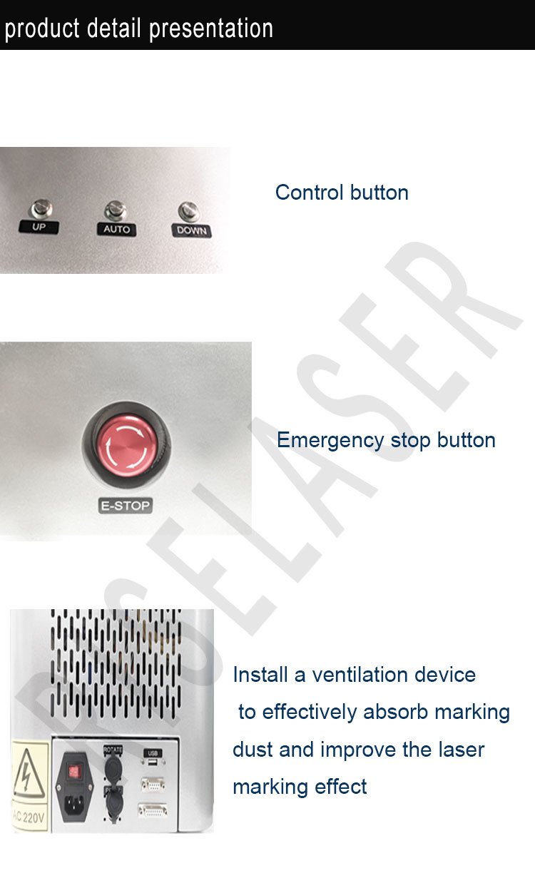 MINI 20W 3D Laser Engraving Machine For Jewelry Engraving Marking