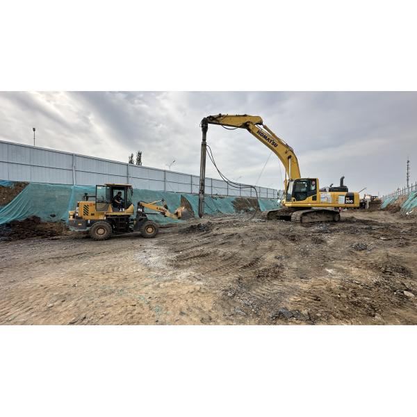 BVEM Vibro Compaction Piling Hydraulic Vibroflot Excavator Equipped Sharing Hydraulic Power System