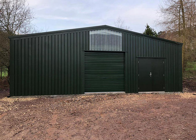 Prefabricated House Building Prefab H-Section High Strength Steel Structure Building New buggy storage for Golf Club