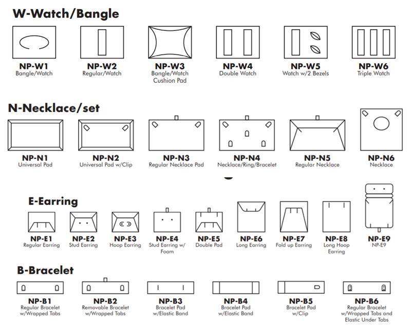 Printing Paper Jewelry Set Packaging Gift Box for Earring Ring Bracelet Necklace Pendant