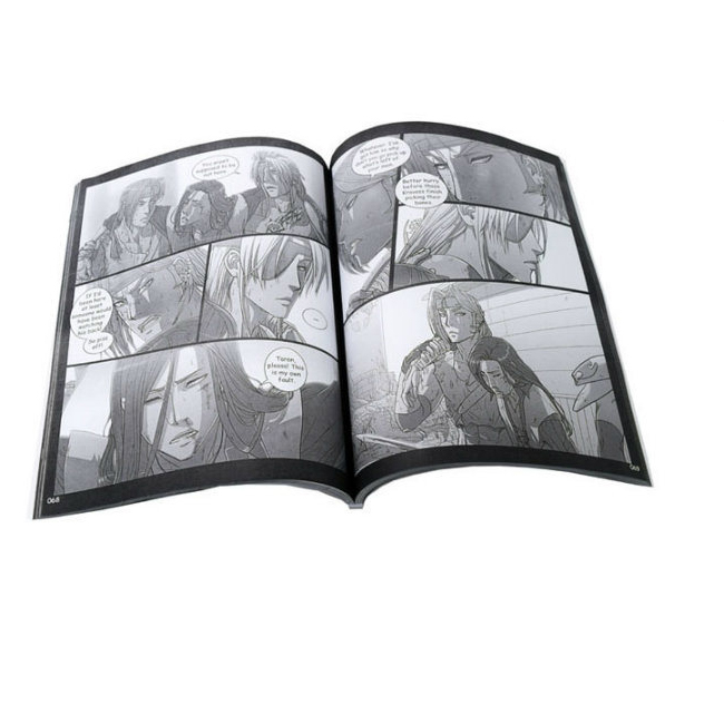 coloring Soft Cover Book Printing , CMYK Comic Book Printing Services