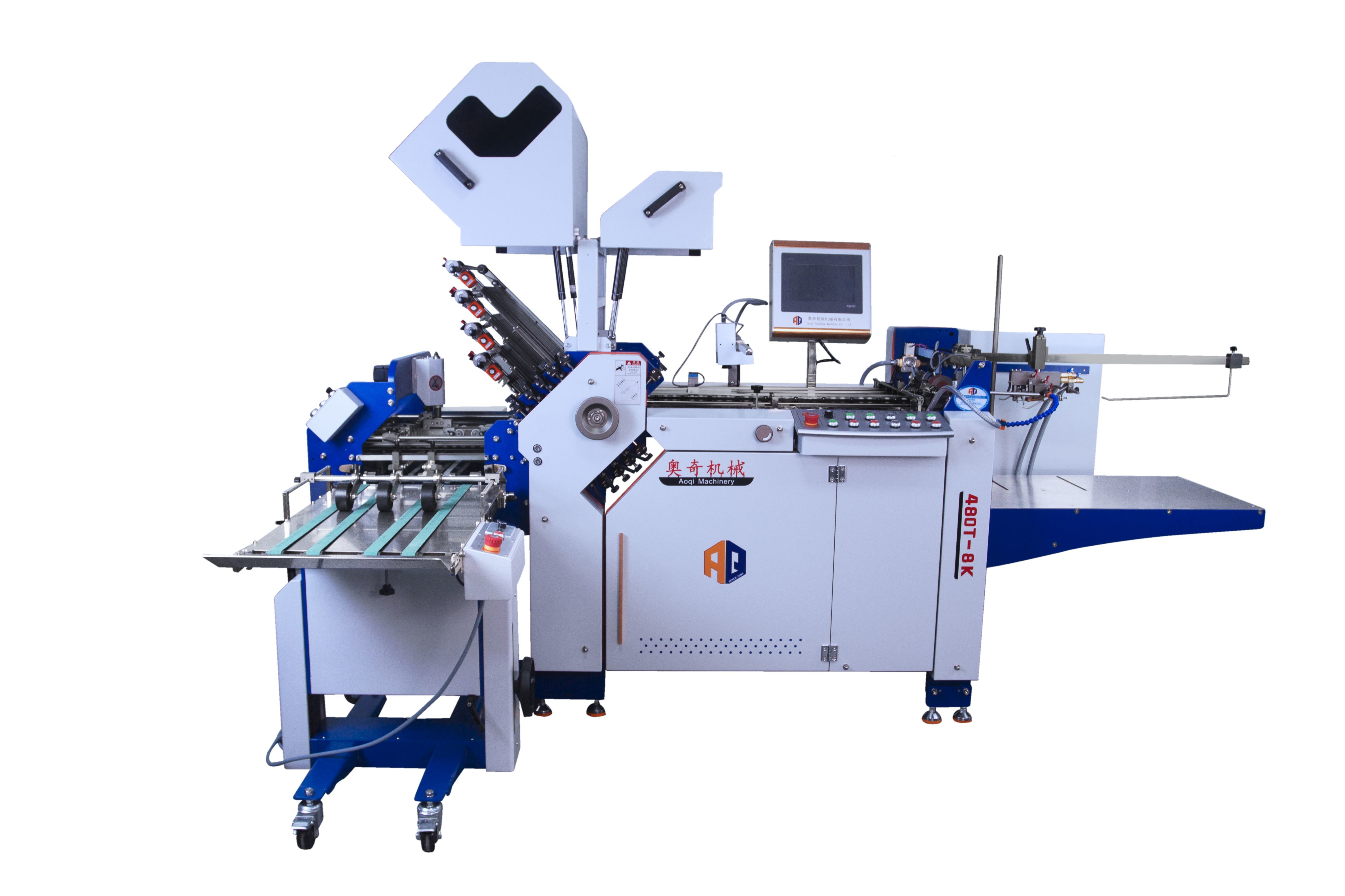 High Speed Paper Leaflets Folding Machine With Cross Folder Machine For Booklet