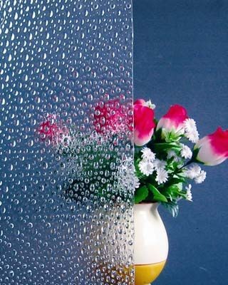 Polished Edge Patterned Tempered Glass Clear Moru Tinted Moru Ultra Clear Glass