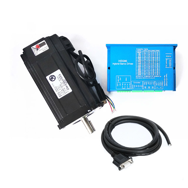 86hse12n-Bc38 Nema 34 Closed Loop Stepper Motor 12N.M 6A HSS86 For CNC Engraving Milling Mach