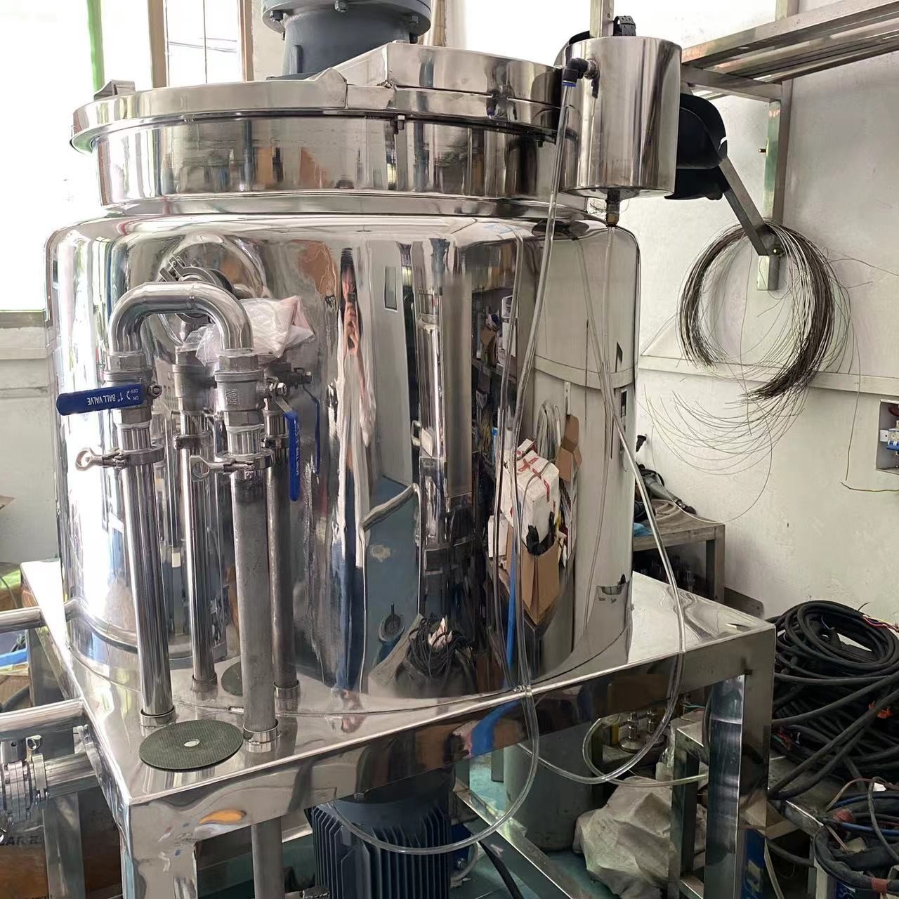 Stainless Steel Homogenizer Emulsifier Mixer 220V / 380V / 400V