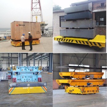 Trackless Handling Vehicle Steerable Transfer Trolley For Open Die Shultting In Factory