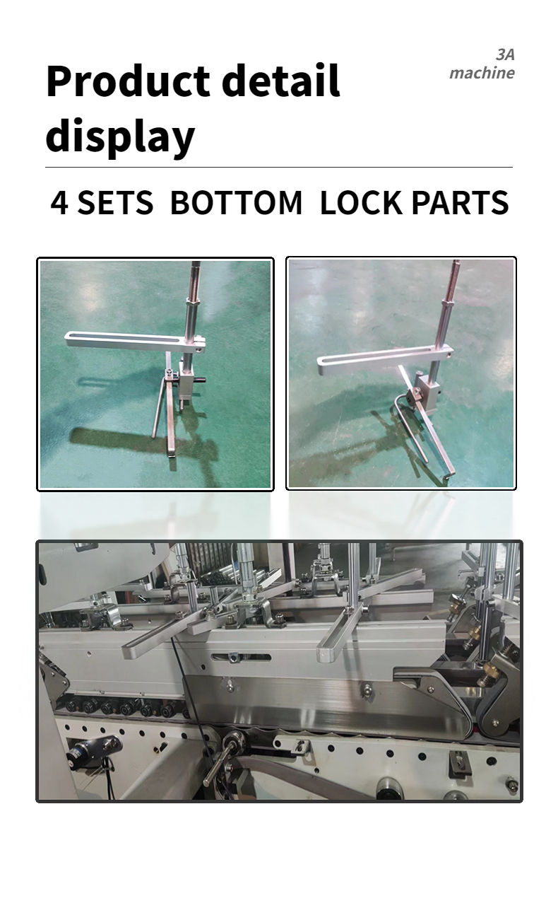 CQT 900YG-2 Pre-Folded Bottom Lock Corrugated Cardboard Box Making Machine Folder Gluer