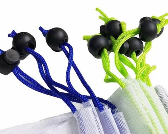 Multipurpose Mesh Netting Bags 20D/50D Polyester Material For Fruit / Vegetables