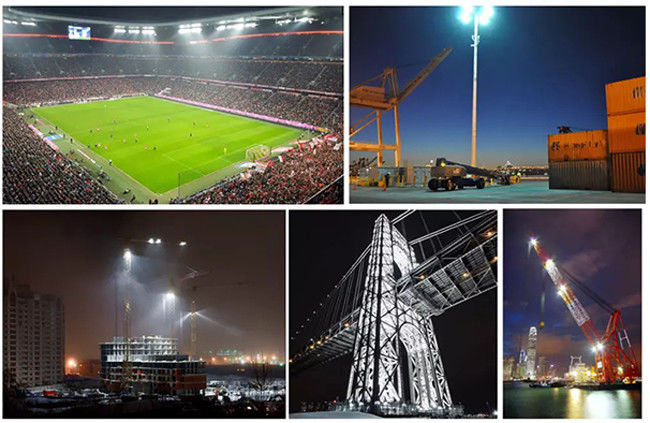 2000W Module Design Commercial LED Pole Lights 15˚ 30˚ 60˚ Beam Angle