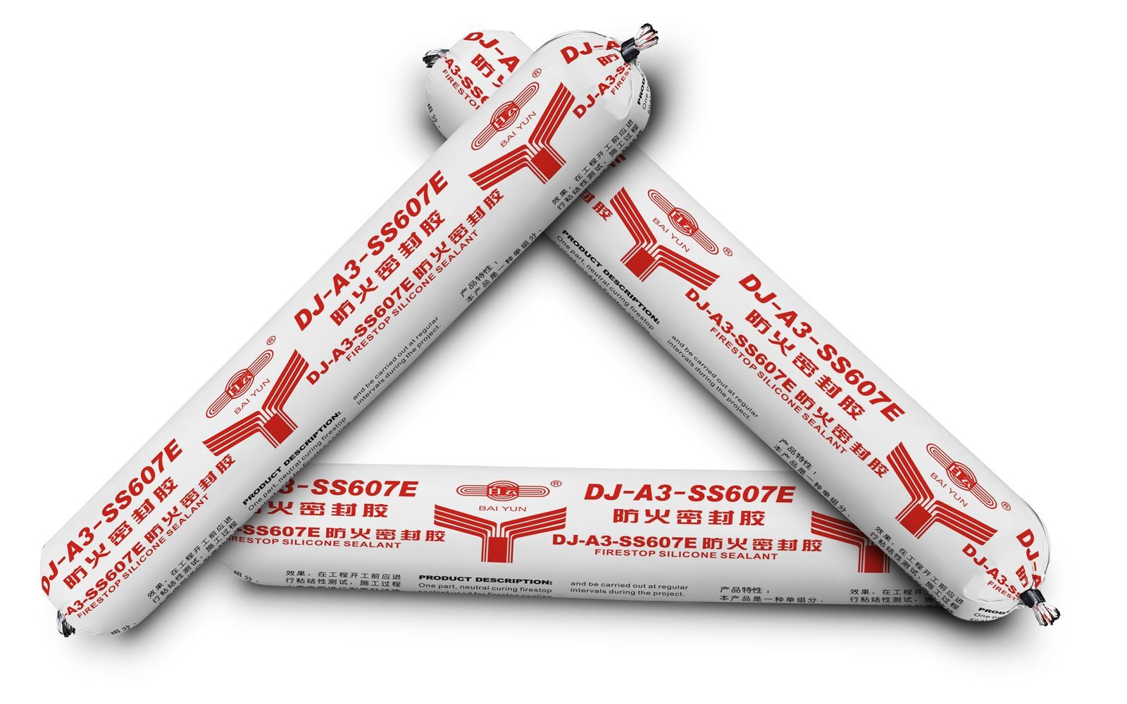 SS607E 300ml One Part Flame Resistant Sealant Window And Door Caulk