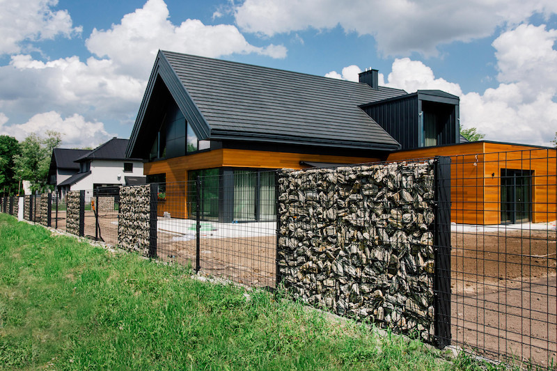 Galvanized 2*1*1m Gabion Fence System For Garden
