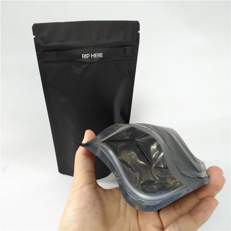 Custom Printed Child Resistant Zipper Bags Smell Proof 1.6x8cm 6x11cm 100mircon