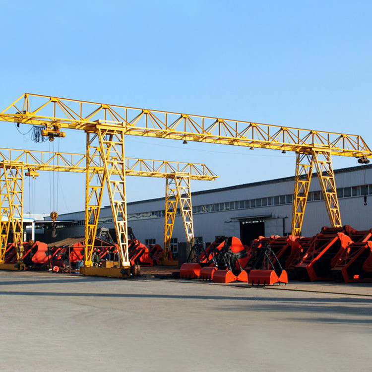 Outdoor MH Type Electric Hoist Gantry Crane Single Beam Wind Resistance