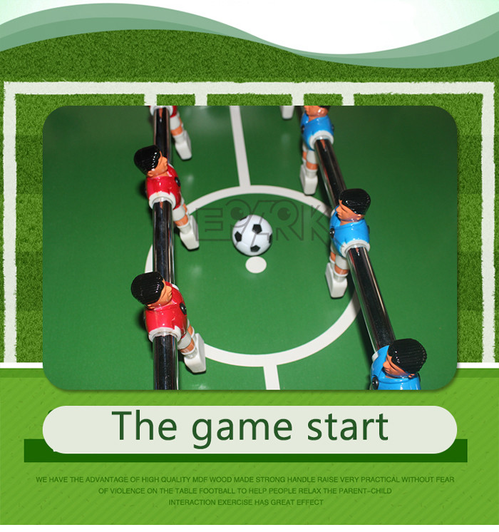 Wooden Football Game Table Coin Operated Arcade Machines