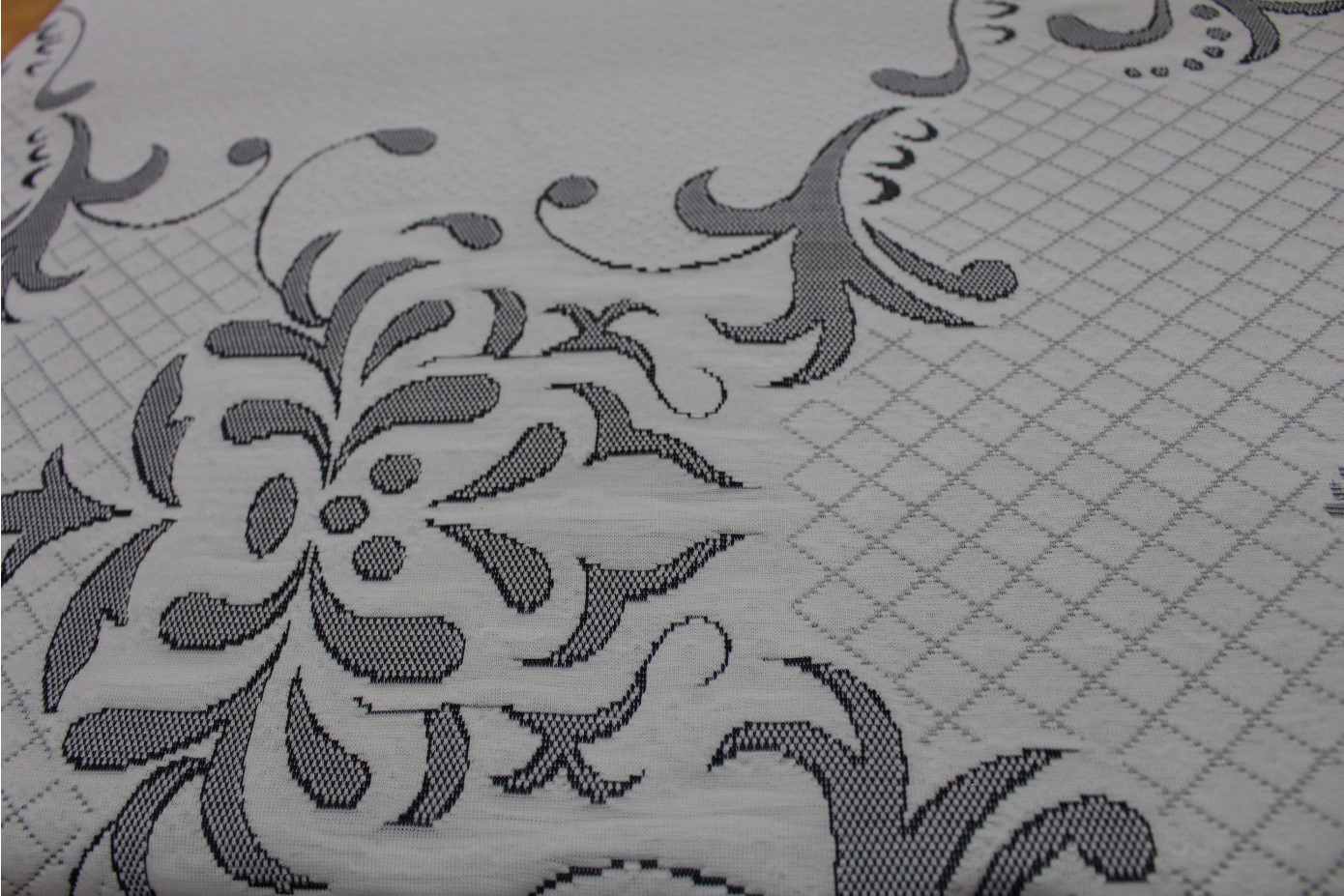 2.4m Width 300gsm Stretch Jacquard Knitting Fabric For Mattress Protector