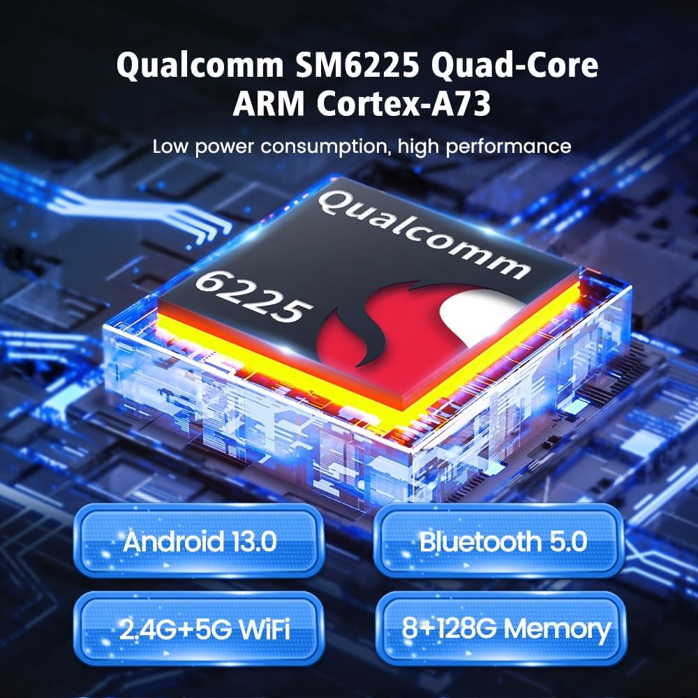 Android 13 HDMI Output TBox UHD Android Auto CarPlay AI Box SM6225 8G 128Gb Support Youtube Netflix