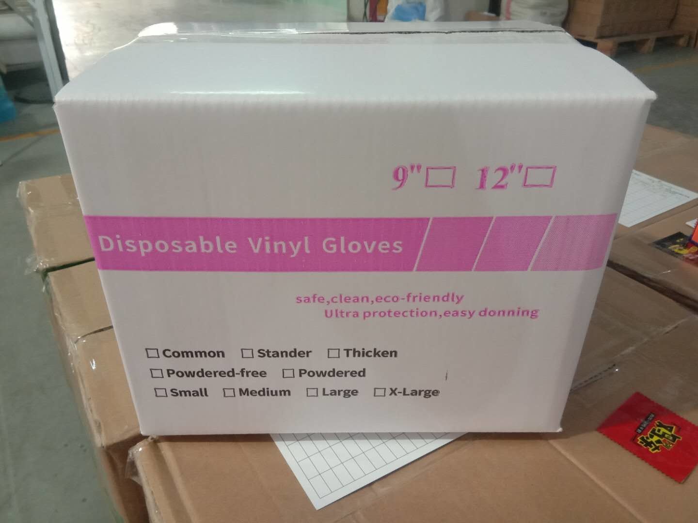 Multifunctional Powder Free Vinyl Disposable Plastic Gloves