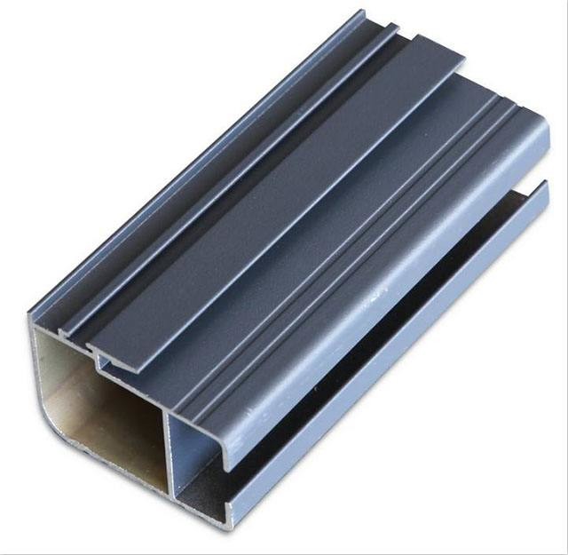 Different Colores Anodized Aluminum Profiles ， Rectangle For Sliding Window Frame