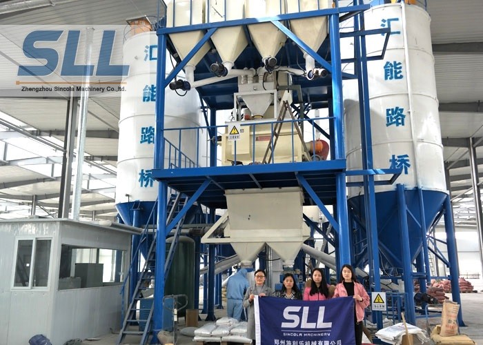 Water Resistance Dry Mortar Mixing Plant / Dry Batch Concrete Plant