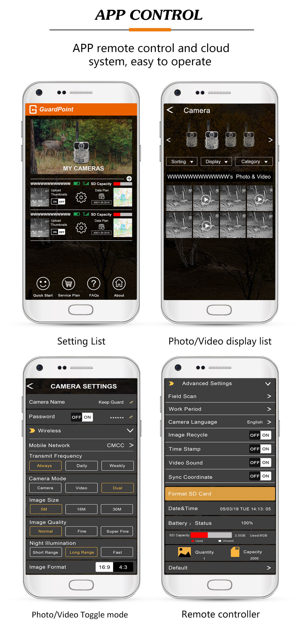 100% Wireless 4G Trail Camera With Free Android And IOS APP Control