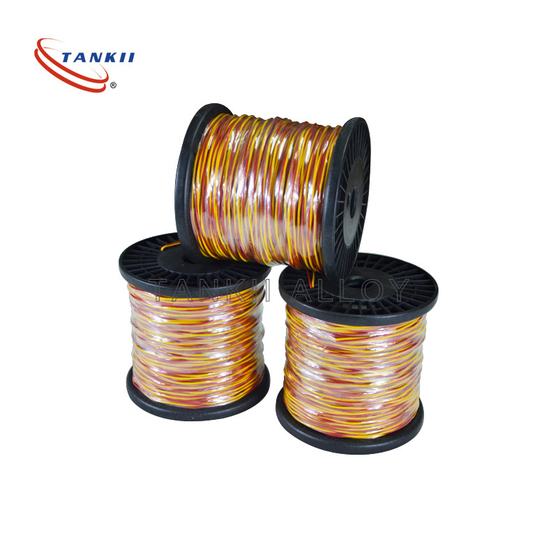 IEC Standard Color Coding Green And White K Type Thermocouple Cable With FEP Insulation 0.5mm Single Conductor